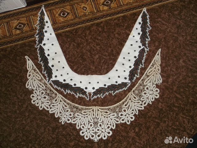 купить кружевной воротник на платье в спб