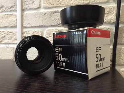Объектив Canon EF 50 mm f/1.8 ll