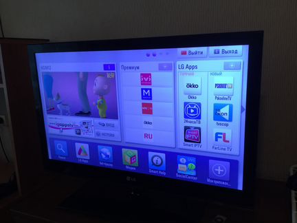 Full HD LG 85cm, ЖК Smart TV, интернет