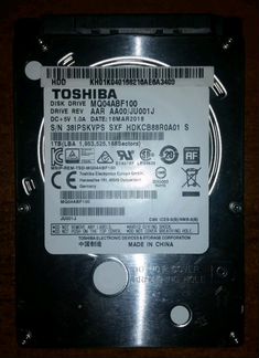 HDD 2,5'' Toshiba 1Tb