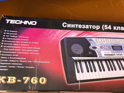 Синтезатор Techno KB760