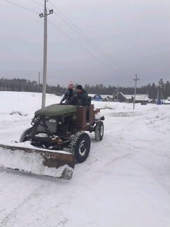 Трактор-снегоуборщик на базе УАЗ