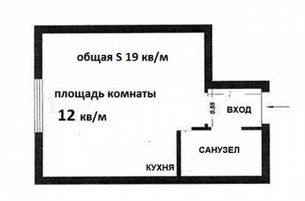 Комната 19 м² в 1-к, 3/5 эт.