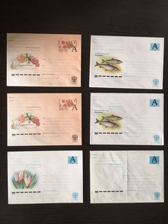 Почтовые конверты 1999 и 2001 гг. Новые