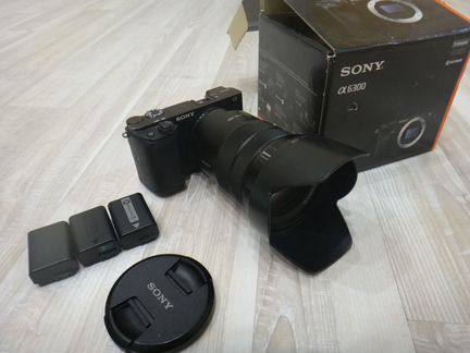 Продам комплект Sony 6300 + sony 18-105 F4 G+3 акб