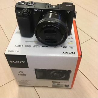 Sony Alpha A6000 Kit 16-50 Blackфотоаппарат