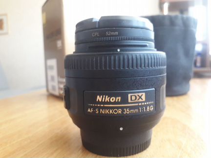 Объектив Nikon AF-S DX Nikkor 35mm f/1.8G