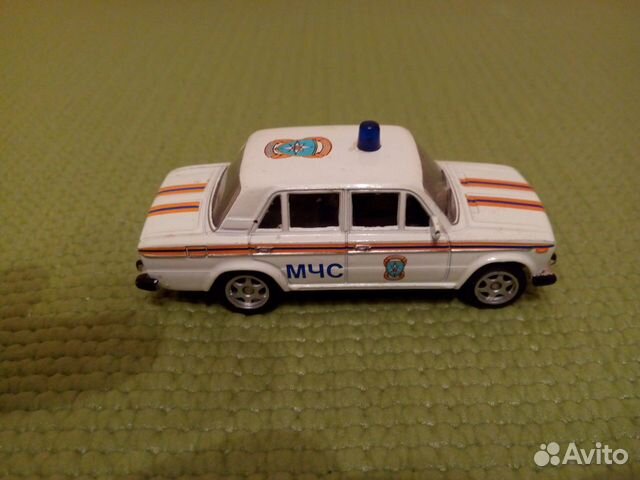 Модель авто мчс Ваз 21-06 металл