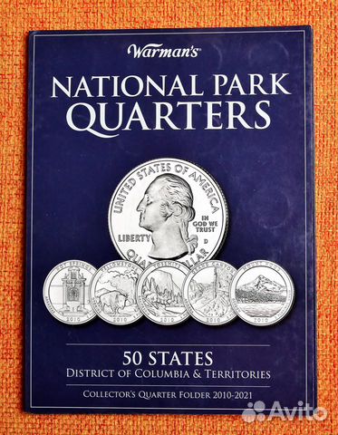 25 центов США Парки и Штаты наборы и отдельно