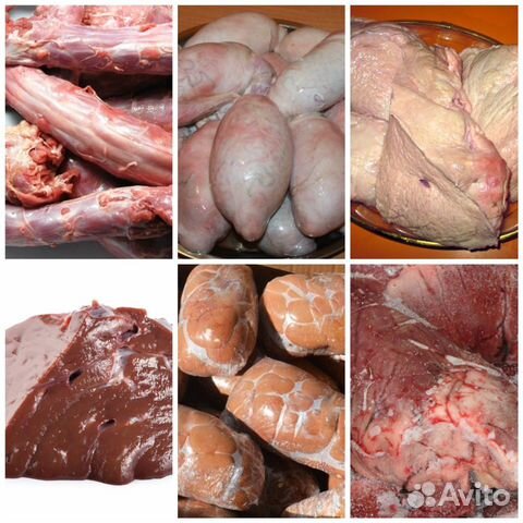 Продам мясо, фарш, кости для собак с доставкой
