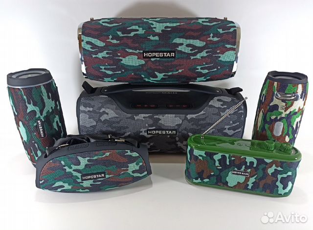 Колонка камуфляж блютус портативная