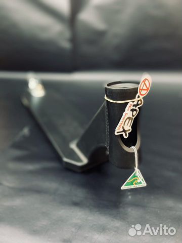 Дека на трюковой самокат Apex Black