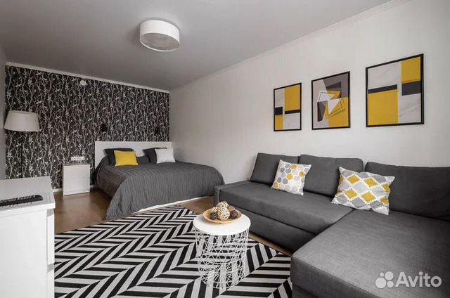 

1-к. квартира, 35 м², 2 кровати