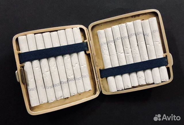 Портсигар старинный серебро 1921 год JG