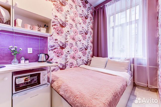 

Квартира-студия, 15 м², 1 кровать