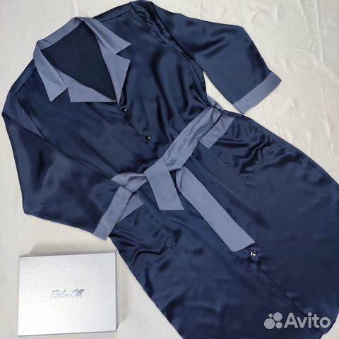 Халат из натурального шёлка, мужской