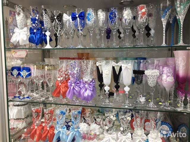 Бокалы свадебные (свадебные аксессуары)