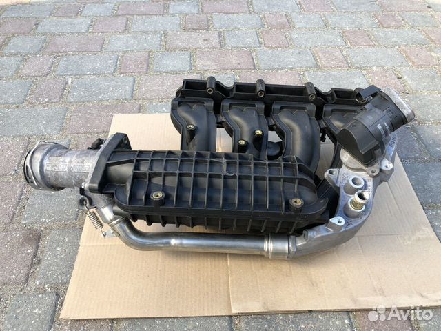 Впускной коллектор на Mercedes W211 2.2 CDI