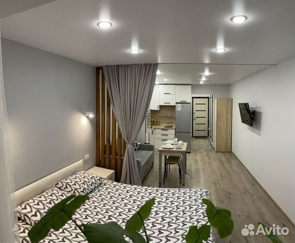 

Квартира-студия, 33 м², 4 кровати