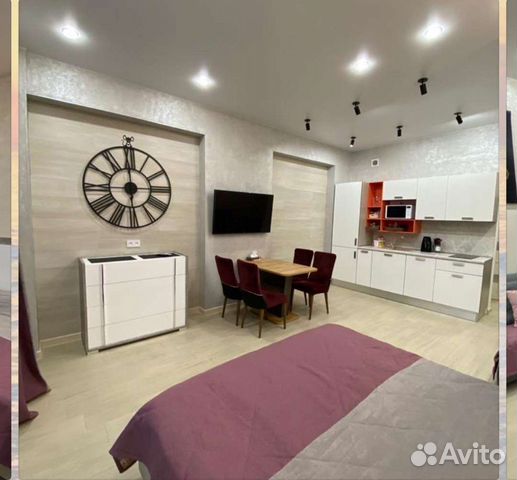

Квартира-студия, 44 м², 2 кровати