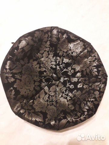 Берет женский, нат.кожа