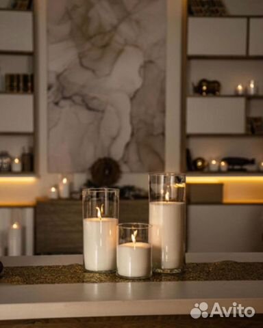 Насыпные свечи воск