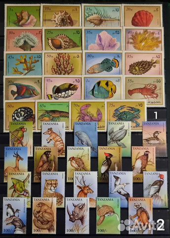 Коллекция марок 60-90х чистые