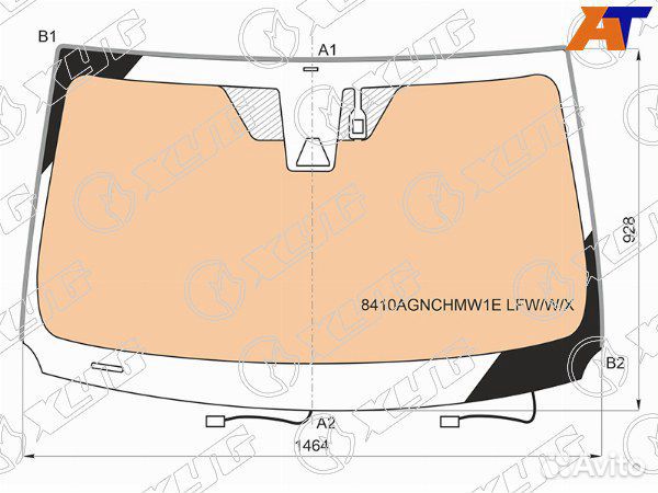 Стекло лобовое toyota RAV4