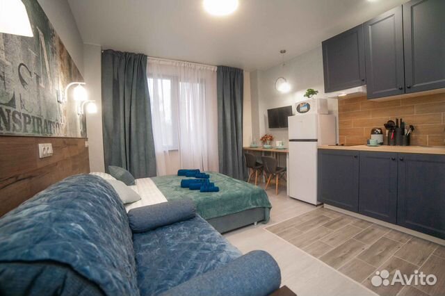 

Квартира-студия, 20 м², 2 кровати