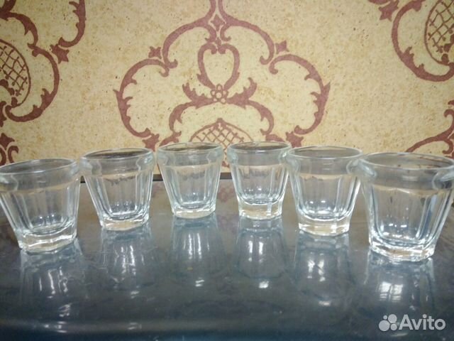 Стопки хрустальные, маленькие дринки