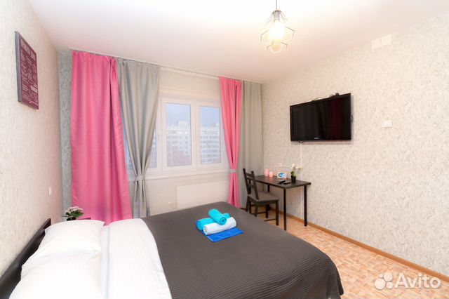 

1-к. квартира, 38 м², 3 кровати