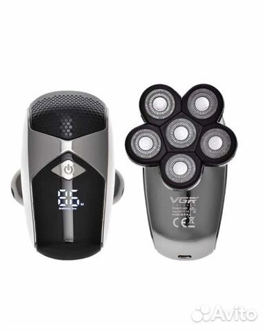 Электробритва для бритья головы и лица VGR V-320 5