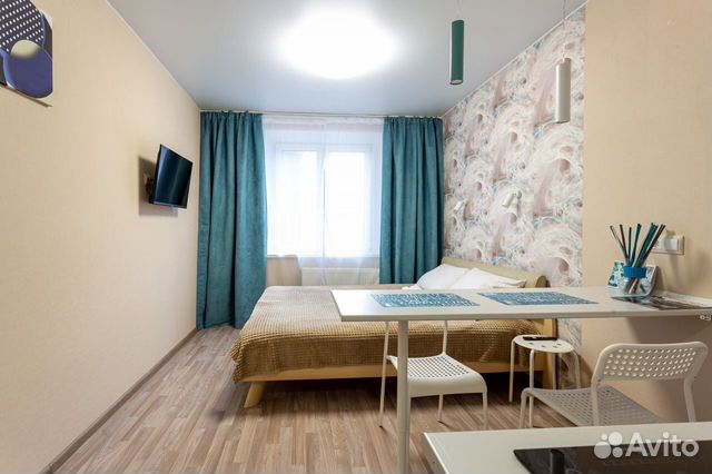 

Квартира-студия, 17 м², 1 кровать