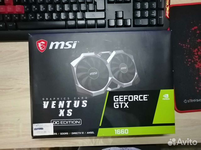 Видеокарта geforce gtx 1660 6gb Ventus xs oc v1