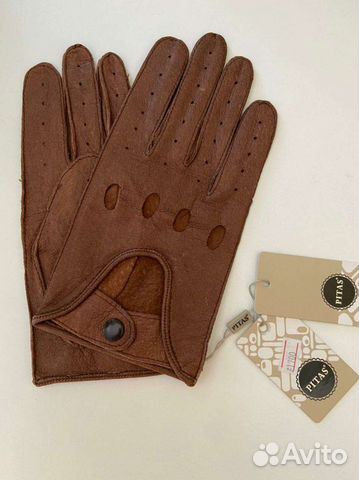 Мужские кожаные перчатки новые