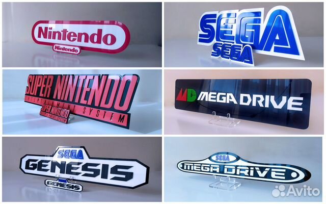 Nintendo / snes / sega / Mega Drive знаки