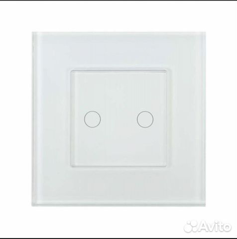 Умный выключатель hiper, Wi-Fi, сенсорный, 2 линии