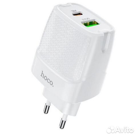 Сетевое зарядное устройство (hoco C85A, QC3.0)