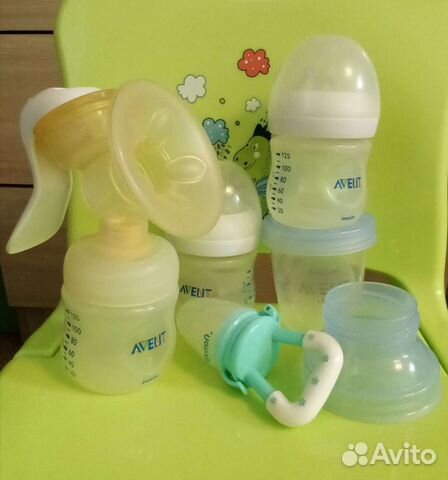 Avent Молокоотсос Набор для кормления +