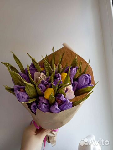 Букет тюльпанов своими руками