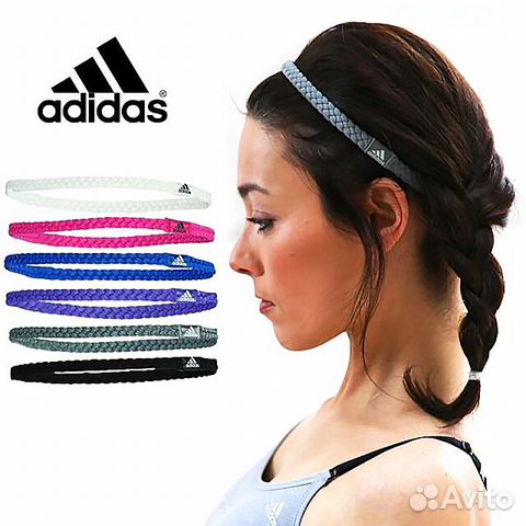 Новый набор Adidas из 6 резинок повязок на голову