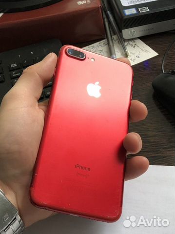 iPhone 7+ RED 128 gb рст