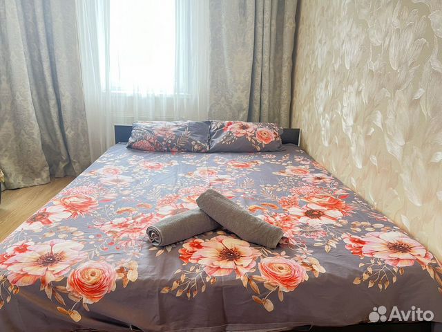 

1-к. квартира, 44 м², 2 кровати