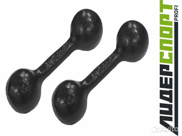 Гантели литые, чугунные