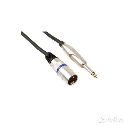 Кабель шнур 6.3 штекер - XLR (микрофонный, canon)