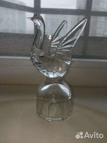Рюмка перевертыш Гусь хрустальный