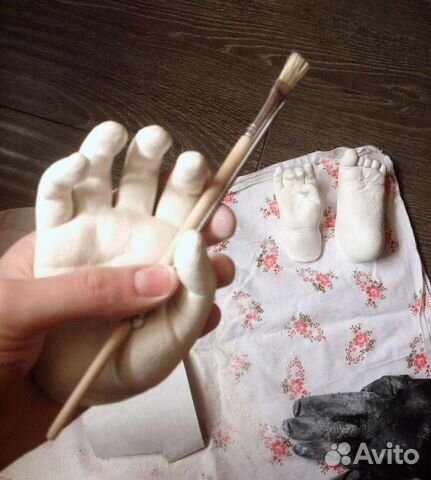 3D слепки ручек и ножек