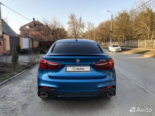 BMW X6 3.0 AT, 2018, битый, 43 000 км