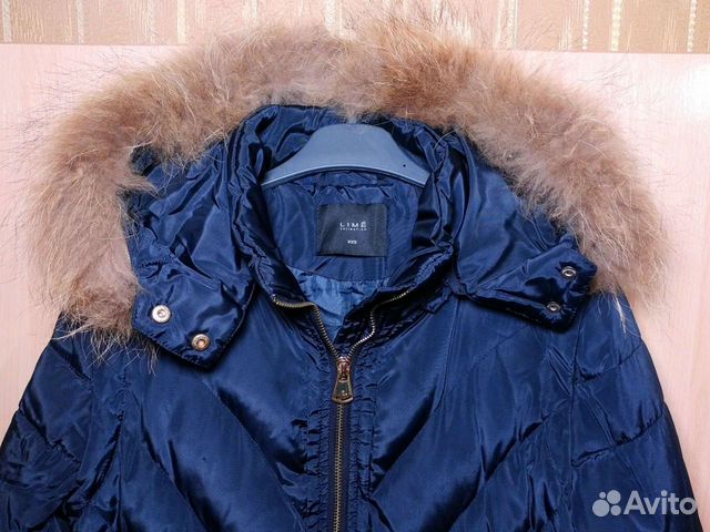 Куртка с натуральным мехом пуховик парка