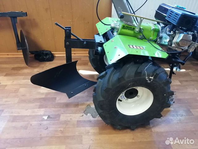 Плуг для мотоблока со сцепкой, новый